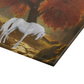 Dekoratives Glassschneidebrett 38 cm x 28 cm Schneidebrett (Ecke)