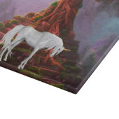 Dekoratives Glassschneidebrett 38 cm x 28 cm Schneidebrett (Ecke)