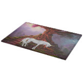 Dekoratives Glassschneidebrett 38 cm x 28 cm Schneidebrett (Ecke)