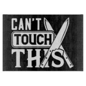 Dekoratives Glassschneidebrett 38 cm x 28 cm Schneidebrett (Vorderseite)