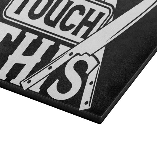 Dekoratives Glassschneidebrett 38 cm x 28 cm Schneidebrett (Ecke)