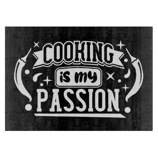 Dekoratives Glassschneidebrett 38 cm x 28 cm Schneidebrett (Vorderseite)