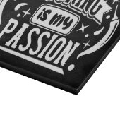 Dekoratives Glassschneidebrett 38 cm x 28 cm Schneidebrett (Ecke)