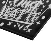 Dekoratives Glassschneidebrett 38 cm x 28 cm Schneidebrett (Ecke)