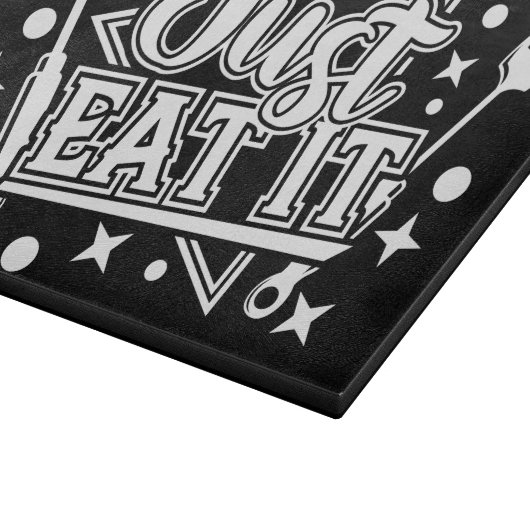 Dekoratives Glassschneidebrett 38 cm x 28 cm Schneidebrett (Ecke)