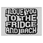 Dekoratives Glassschneidebrett 38 cm x 28 cm Schneidebrett (Vorderseite)