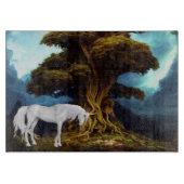 Dekoratives Glassschneidebrett 38 cm x 28 cm Schneidebrett (Vorderseite)