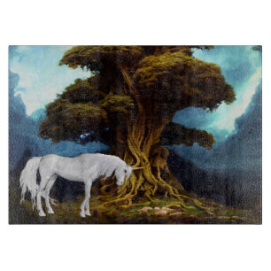 Dekoratives Glassschneidebrett 38 cm x 28 cm Schneidebrett