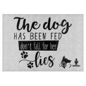 Dekoratives Glassschneidebrett 38 cm x 28 cm Schneidebrett (Vorderseite)