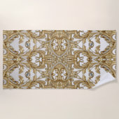 Dekoratives Gold Beach Handtuch (Vorderseite)