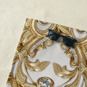 Dekoratives Gold Beach Handtuch (Beispiel)