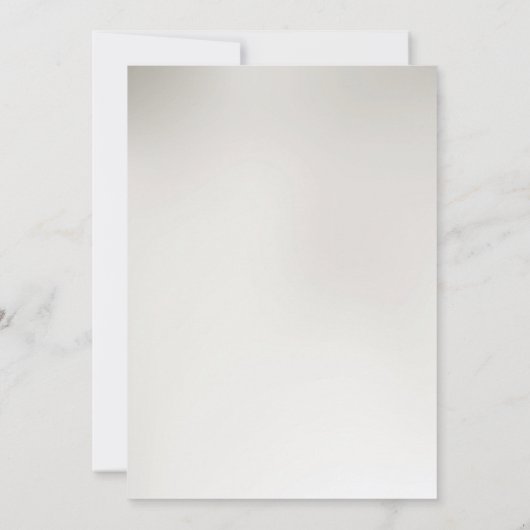 Dekoratives Gold-Brautparty Einladung (Rückseite)