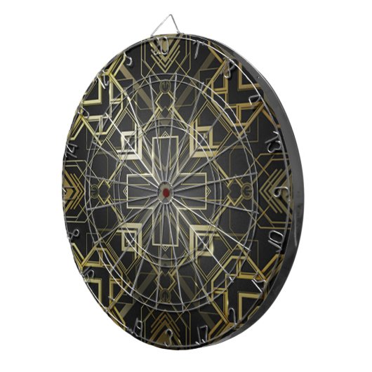Dekoratives Gold Dartscheibe (Vorderseite rechts)