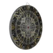Dekoratives Gold Dartscheibe (Vorderseite Links)
