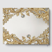 Dekoratives Gold Gästebuch (Rückseite)