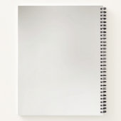 Dekoratives Gold-Notebook Notizblock (Rückseite)