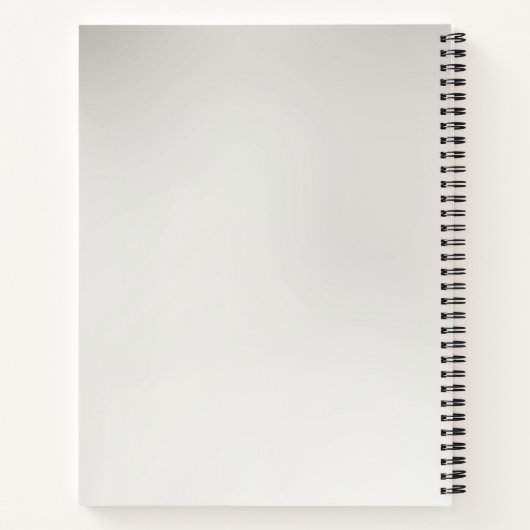 Dekoratives Gold-Notebook Notizblock (Rückseite)