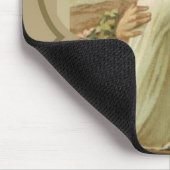 Dekoratives Gold St- Josephu. Kinderjesuss Mousepad (Ecke)