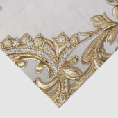 Dekoratives Gold-Tissue Seidenpapier (Detail)