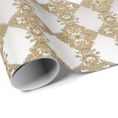 Dekoratives Gold Wrapping Papier Geschenkpapier (Rolleneckpunkt)