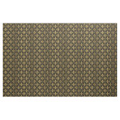 Dekoratives goldenes Fleur-de-Lis-Muster Stoff (Yard (91,4 cm))