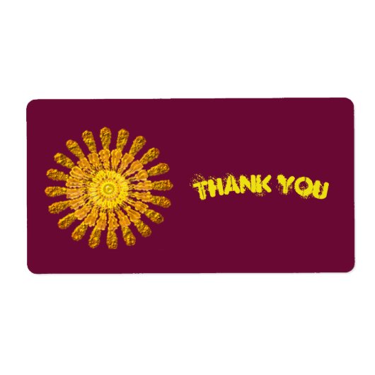 Dekoratives goldenes Sonnensymbol (Vorne)