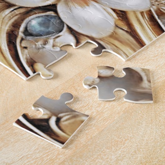 Dekoratives Goldschmuckpuzzle Puzzle (Seite)