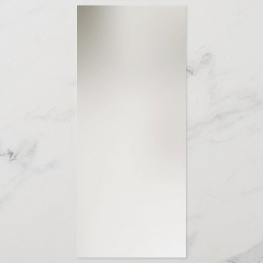 Dekoratives GoldWedding Menu Menükarte (Rückseite)