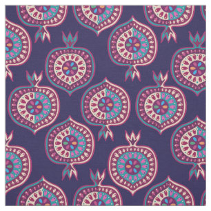 Dekoratives Granatmuster Stoff