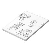 Dekoratives, grau-magnetisches Notepad Notizblock (Rotiert)