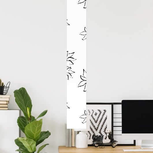 Dekoratives, grau-weißes Schild (Heimbüro)