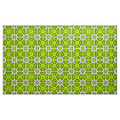 Dekoratives grünes Blumenmuster im lebendigen Stil Stoff (Yard (91,4 cm))