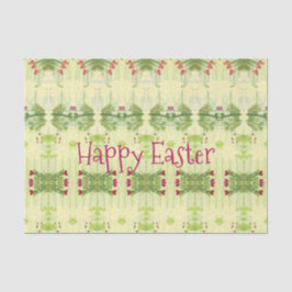 Dekoratives Grünes Muster Seidenpapier