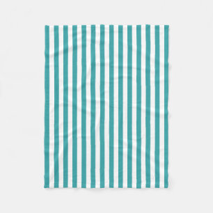Dekoratives grünes Weiß Stripes die modernen Fleecedecke