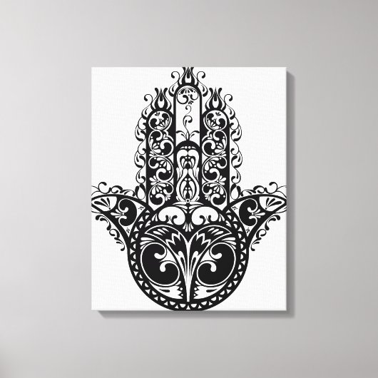 Dekoratives Hamsa Design 6 Leinwanddruck (Vorderseite)