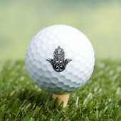Dekoratives Hamsa Design Golfball (Insitu T-Shirt)