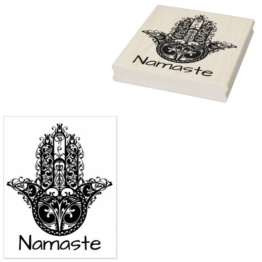Dekoratives Hamsa Design Gummistempel (Stempel)