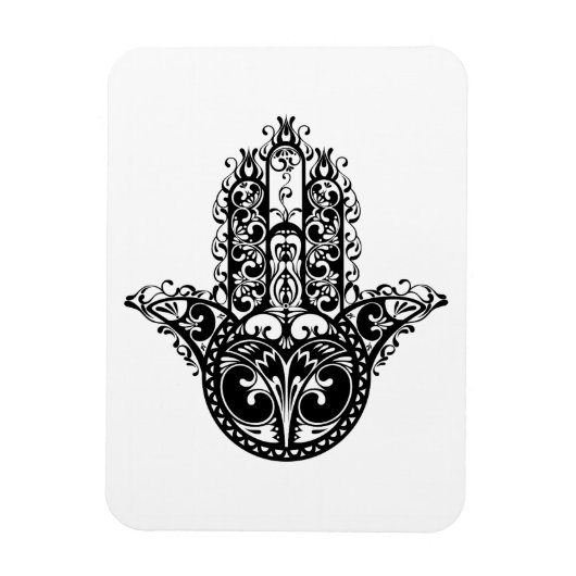 Dekoratives Hamsa Design Magnet (Vertikal)