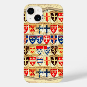 Dekoratives Heraldik-Muster Case-Mate iPhone 14 Hülle