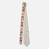 Dekoratives Heraldik-Muster-Tie Krawatte (Rückseite)