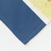 Dekoratives Heraltrockenmuster Fleecedecke (Ecke)