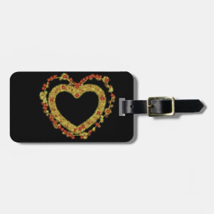 Dekoratives Herz Gepäckanhänger