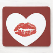 Dekoratives Herz Mousepad (Vorne)