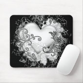 Dekoratives Herz Mousepad (Mit Mouse)