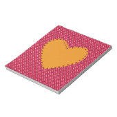 Dekoratives Herz Notizblock (Rotiert)