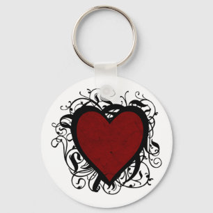 Dekoratives Herz Schlüsselanhänger