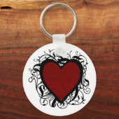 Dekoratives Herz Schlüsselanhänger (Vorderseite)