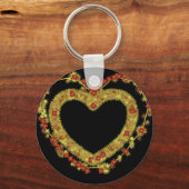 Dekoratives Herz Schlüsselanhänger (Vorderseite)