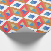 Dekoratives Hexagons-Mosaikmuster #4 Geschenkpapier (Ecke)
