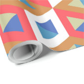 Dekoratives Hexagons-Mosaikmuster #4 Geschenkpapier (Rolleneckpunkt)